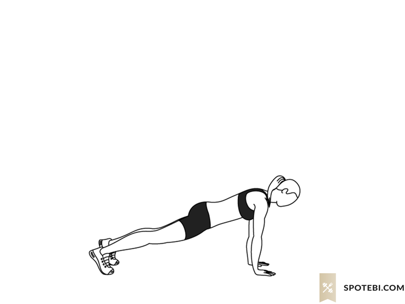 Burpees exercise guide with instructions, demonstration, calories burned and muscles worked. Learn proper form, discover all health benefits and choose a workout. https://www.spotebi.com/exercise-guide/burpees/