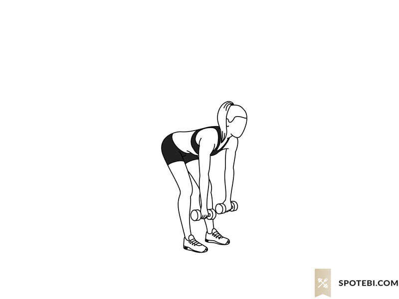 Deadlift upright row exercise guide with instructions, demonstration, calories burned and muscles worked. Learn proper form, discover all health benefits and choose a workout. https://www.spotebi.com/exercise-guide/deadlift-upright-row/