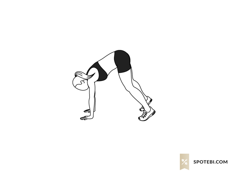 Double leg donkey kicks exercise guide with instructions, demonstration, calories burned and muscles worked. Learn proper form, discover all health benefits and choose a workout. https://www.spotebi.com/exercise-guide/double-leg-donkey-kicks/