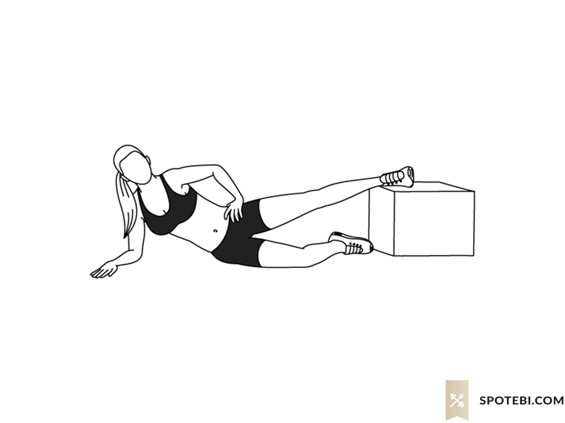 Inner thigh raise to plank exercise guide with instructions, demonstration, calories burned and muscles worked. Learn proper form, discover all health benefits and choose a workout. https://www.spotebi.com/exercise-guide/inner-thigh-raise-to-plank/