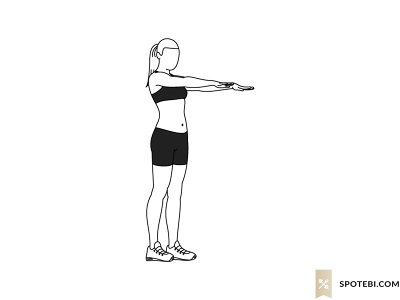 Lunge twist exercise guide with instructions, demonstration, calories burned and muscles worked. Learn proper form, discover all health benefits and choose a workout. https://www.spotebi.com/exercise-guide/lunge-twist/