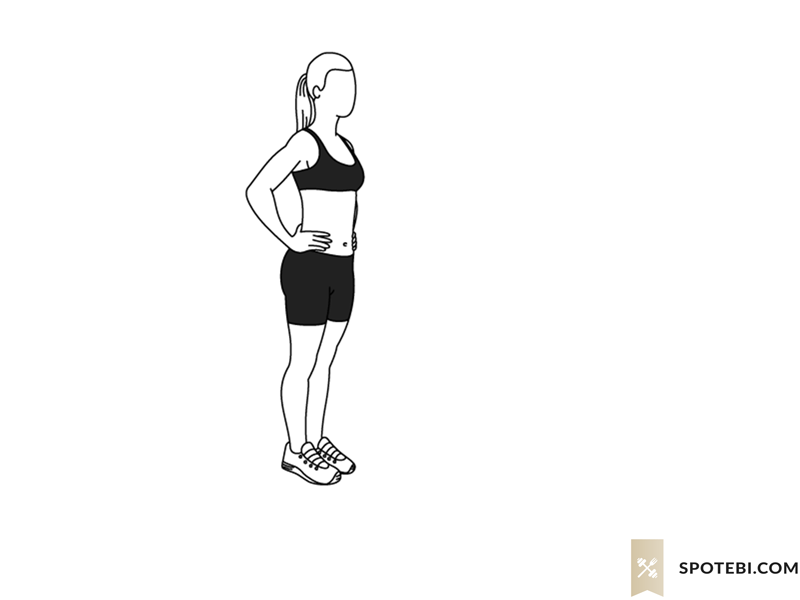 Lunges exercise guide with instructions, demonstration, calories burned and muscles worked. Learn proper form, discover all health benefits and choose a workout. https://www.spotebi.com/exercise-guide/lunges/