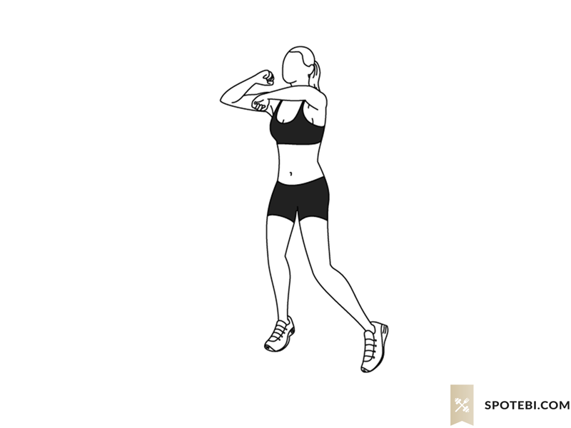 Speed bag punches exercise guide with instructions, demonstration, calories burned and muscles worked. Learn proper form, discover all health benefits and choose a workout. https://www.spotebi.com/exercise-guide/speed-bag-punches/