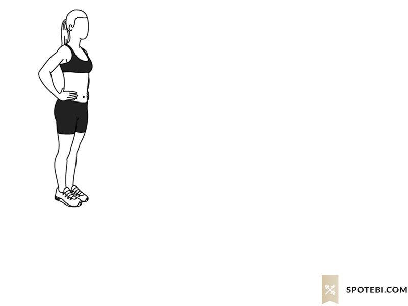 Walking lunges exercise guide with instructions, demonstration, calories burned and muscles worked. Learn proper form, discover all health benefits and choose a workout. https://www.spotebi.com/exercise-guide/walking-lunges/