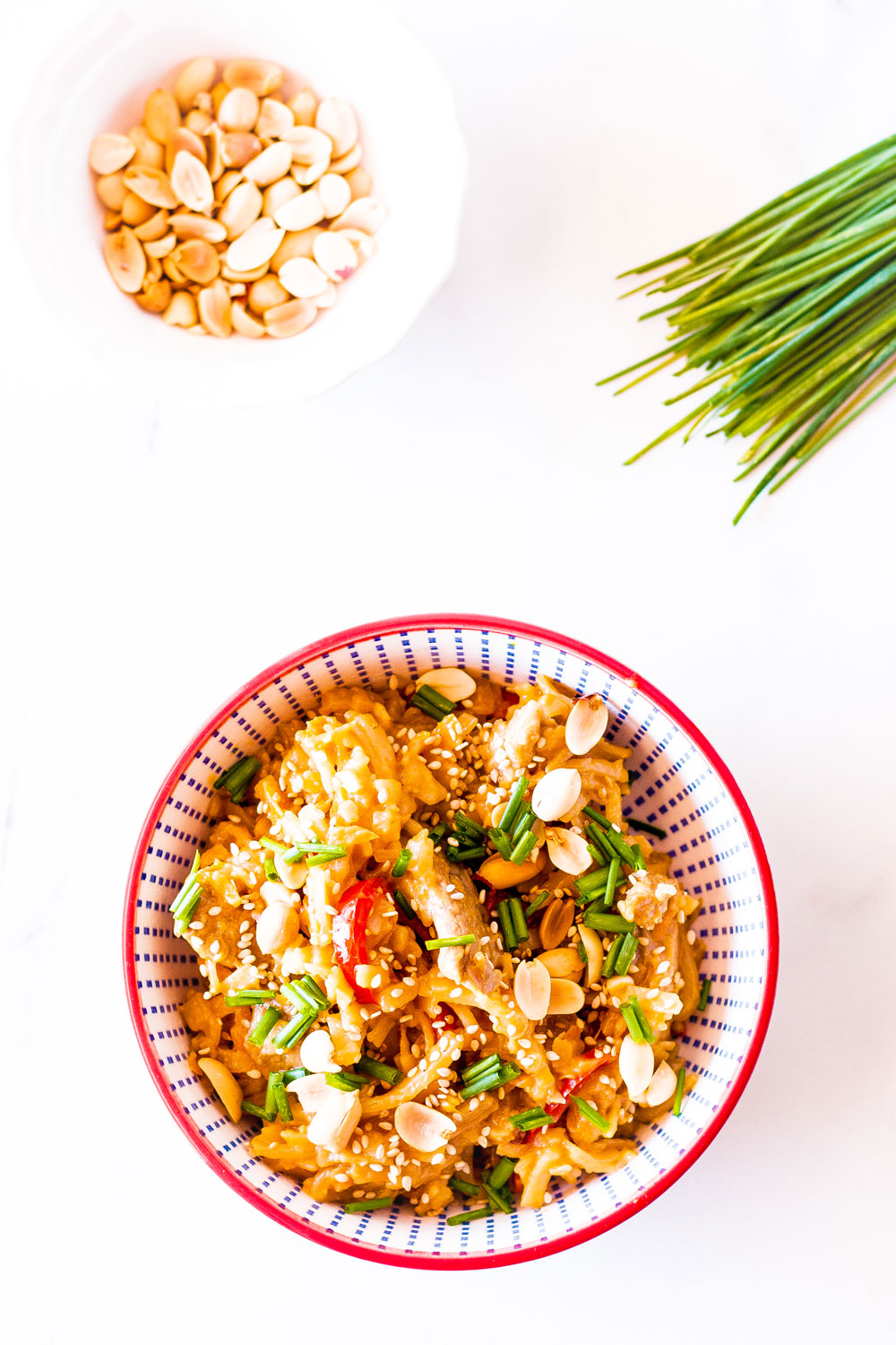 This 20-Minute Creamy Pork Pad Thai Recipe is easy and simple enough for any aspiring Thai cook to make. A hearty, filling, comforting dish with tons of texture, protein, and big flavor! https://www.spotebi.com/recipes/20-minute-creamy-pork-pad-thai-recipe/