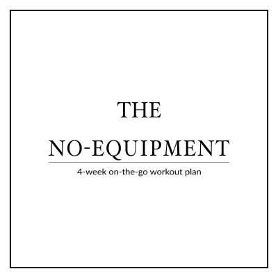 Sculpt your whole body while traveling or on vacation with our 4-week no-equipment workout plan for women. This high-intensity bodyweight plan is designed to help you maximize your metabolism, torch calories and build lean muscle on-the-go! https://www.spotebi.com/workout-plans/4-week-no-equipment-women/