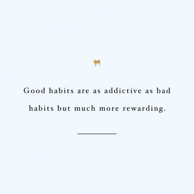 Addicted To Good Habits | Exercise And Healthy Lifestyle Inspiration / @spotebi