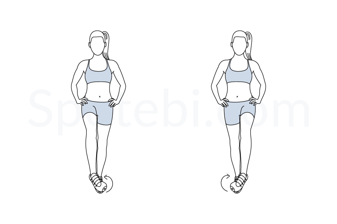 Ankle circles exercise guide with instructions, demonstration, calories burned and muscles worked. Learn proper form, discover all health benefits and choose a workout. https://www.spotebi.com/exercise-guide/ankle-circles/