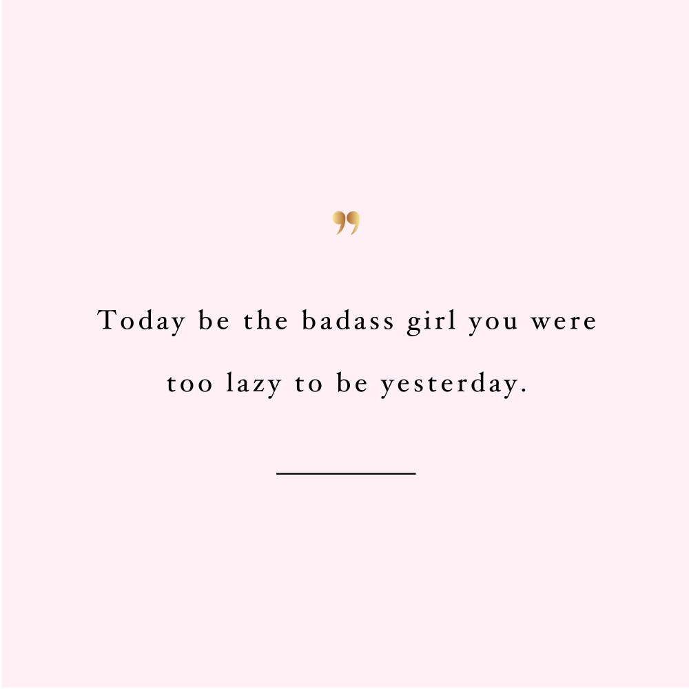 Be a badass! Browse our collection of motivational health and wellness quotes and get instant self-love and fitness inspiration. Stay focused and get fit, healthy and happy! https://www.spotebi.com/workout-motivation/be-a-badass/