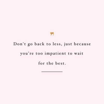 Be Patient | Training And Weight Loss Motivation / @spotebi