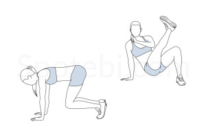 Breakdancer kick exercise guide with instructions, demonstration, calories burned and muscles worked. Learn proper form, discover all health benefits and choose a workout. https://www.spotebi.com/exercise-guide/breakdancer-kick/