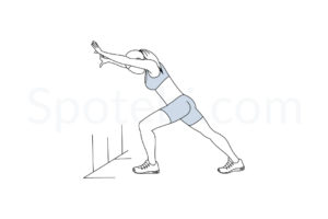 Calf stretch exercise guide with instructions, demonstration, calories burned and muscles worked. Learn proper form, discover all health benefits and choose a workout. https://www.spotebi.com/exercise-guide/calf-stretch/
