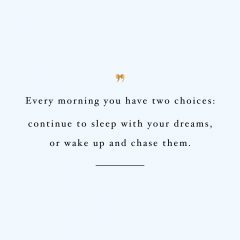 Chase Your Dreams | Motivational Fitness And Wellness Quote / @spotebi