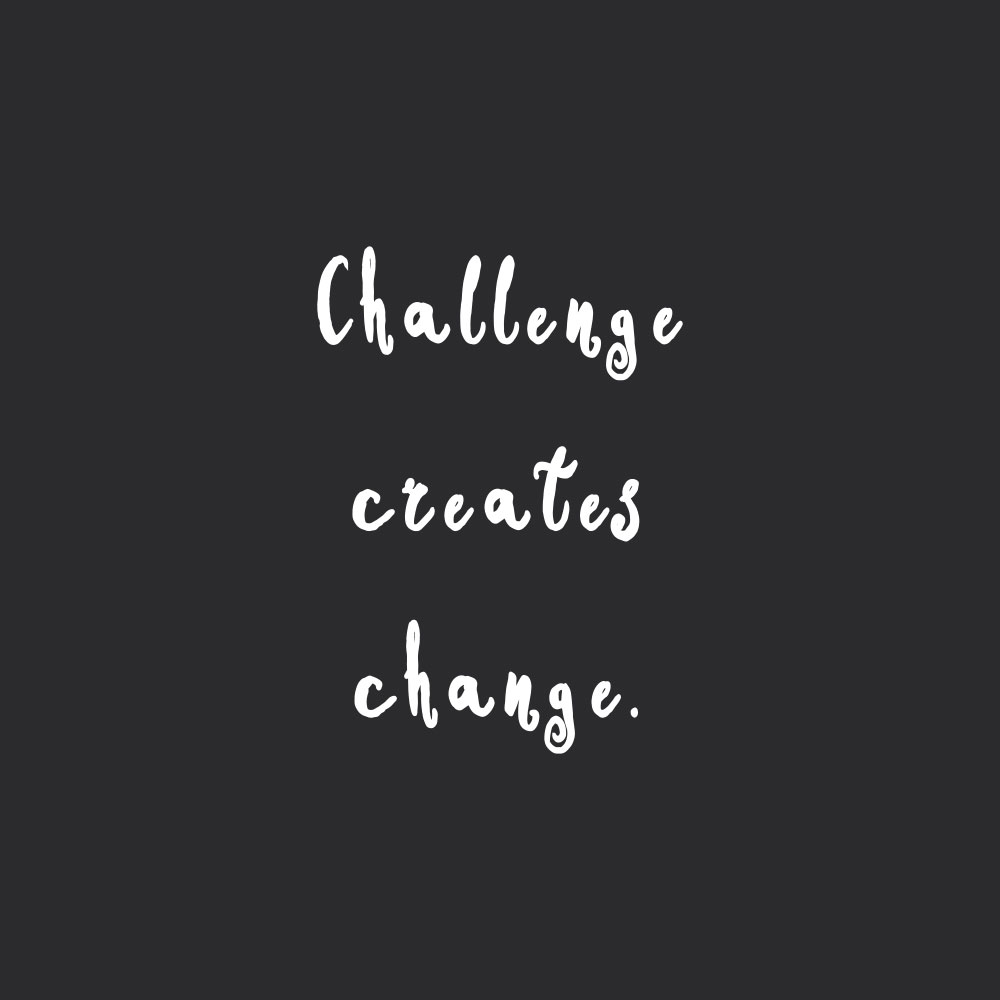 Challenge creates change! Browse our collection of motivational exercise and self-care quotes and get instant fitness and health inspiration. Stay focused and get fit, healthy and happy! https://www.spotebi.com/workout-motivation/challenge-creates-change/