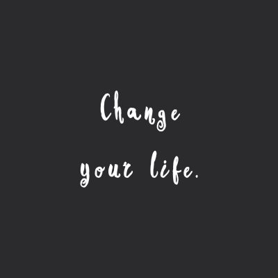 Change Your Life | Exercise And Fitness Inspirational Quote / @spotebi