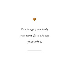 Change Your Mind Weight Loss Quote / @spotebi