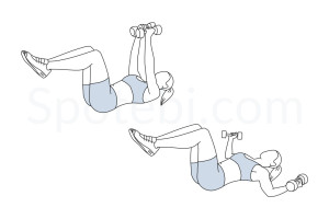 Chest fly exercise guide with instructions, demonstration, calories burned and muscles worked. Learn proper form, discover all health benefits and choose a workout. https://www.spotebi.com/exercise-guide/chest-fly/