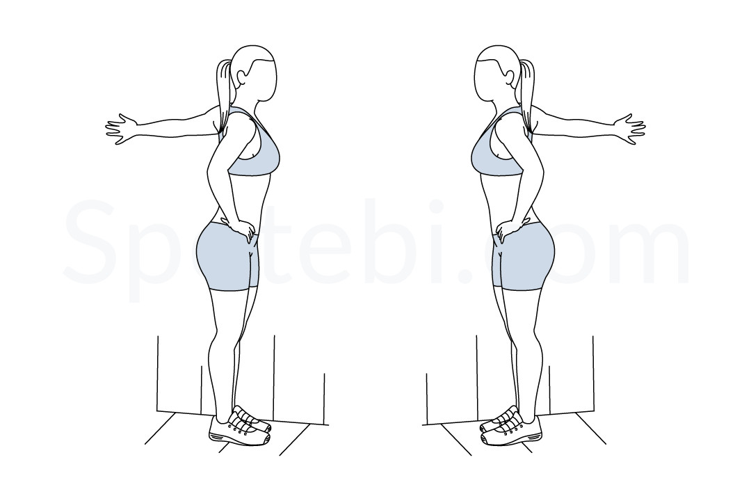 Chest stretch exercise guide with instructions, demonstration, calories burned and muscles worked. Learn proper form, discover all health benefits and choose a workout. https://www.spotebi.com/exercise-guide/chest-stretch/