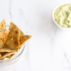 Chickpea Tortilla Chips Recipe / @spotebi