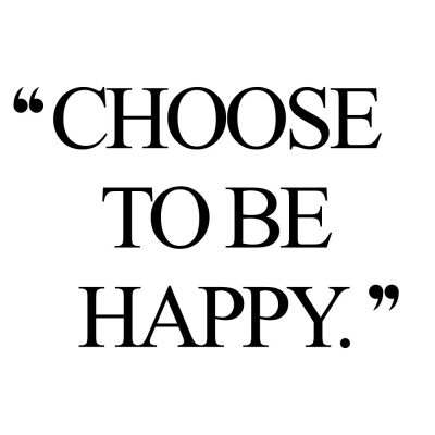 Choose To Be Happy | Fitness And Self-Love Motivation Quote / @spotebi