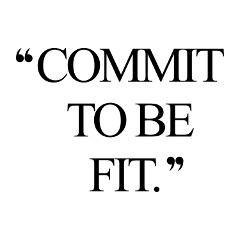 Commit Fitness Inspiration Quote / @spotebi