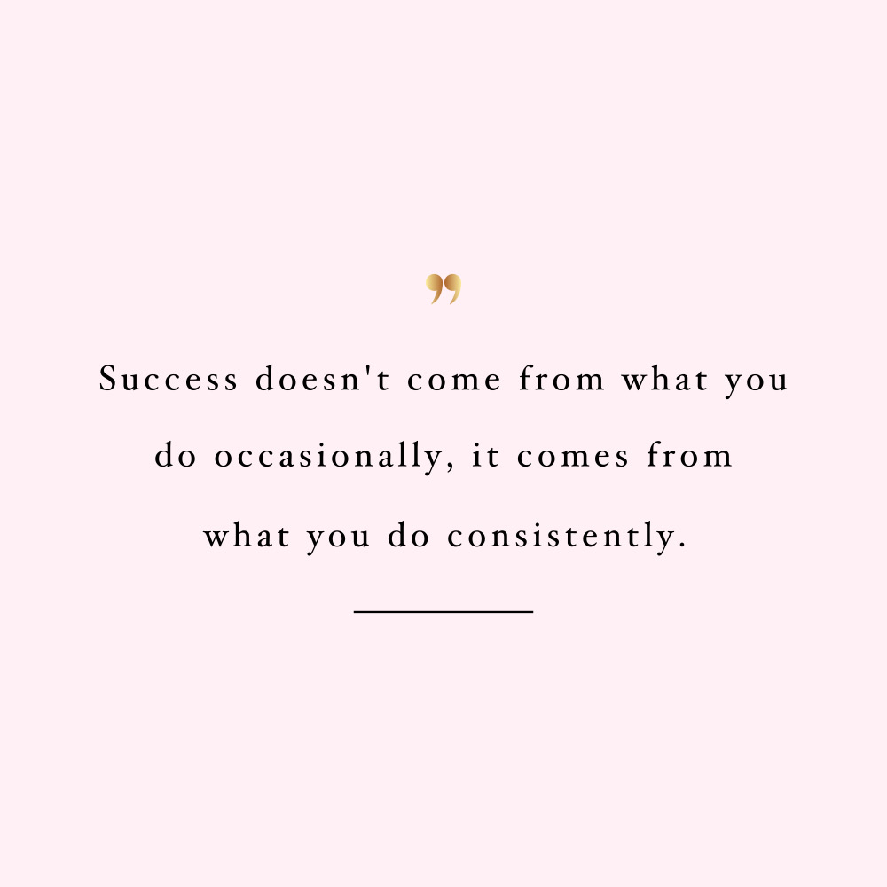 Consistency is the key! Browse our collection of inspirational fitness and healthy lifestyle quotes and get instant self-love and wellness motivation. Stay focused and get fit, healthy and happy! https://www.spotebi.com/workout-motivation/consistency-is-the-key/