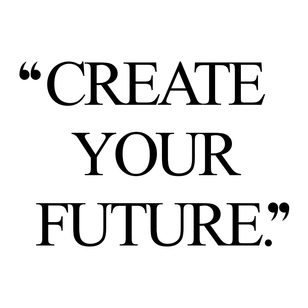 Create your future! Browse our collection of motivational health and fitness quotes and get instant wellness and healthy lifestyle inspiration. Stay focused and get fit, healthy and happy! https://www.spotebi.com/workout-motivation/create-your-future/