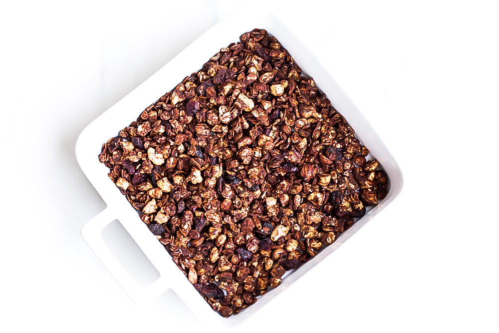 This wintery and oh so crunchy peanut butter chocolate granola is most definitely a favorite. Somehow pairing crunchy oats and nuts with the most decadent peanut butter chocolate just works! https://www.spotebi.com/recipes/crunchy-peanut-butter-chocolate-granola/