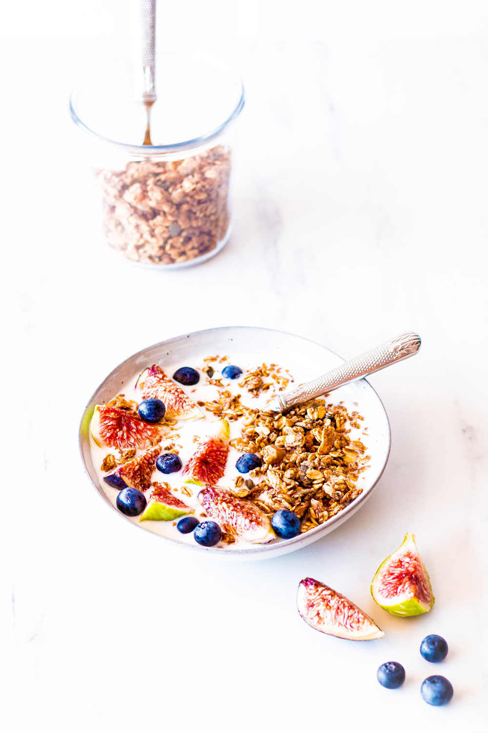 If staying healthy and fit is at the top of your priority list, then you need to give this Date-sweetened Nut & Seed Granola recipe a try! https://www.spotebi.com/recipes/date-sweetened-nut-seed-granola/