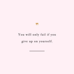 Don't Fail | Exercise And Weight Loss Quote / @spotebi