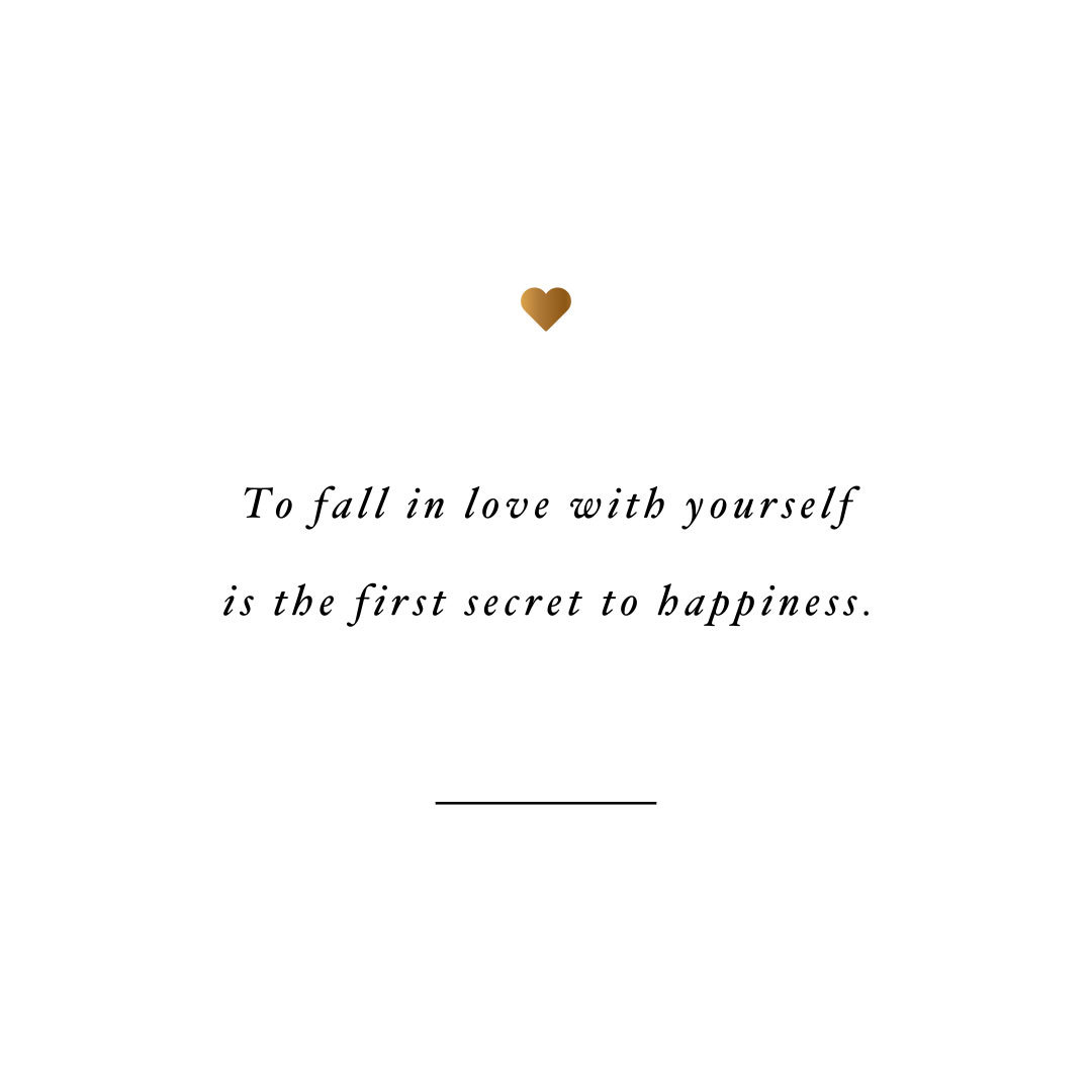Fall in love with yourself! Browse our collection of motivational fitness and self-care quotes and get instant health and wellness inspiration. Stay focused and get fit, healthy and happy! https://www.spotebi.com/workout-motivation/fall-in-love-with-yourself-secret/