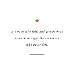 Falling Makes You Stronger | Motivational Health And Wellness Quote / @spotebi