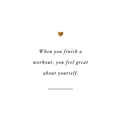 Feel great! Browse our collection of inspirational exercise quotes and get instant workout and fitness motivation. Transform positive thoughts into positive actions and get fit, healthy and happy! https://www.spotebi.com/workout-motivation/exercise-quote-feel-great/