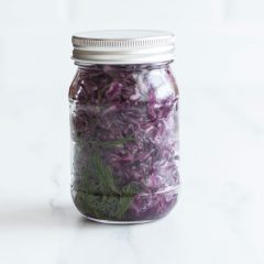 Fermented Purple Sauerkraut Recipe / @spotebi