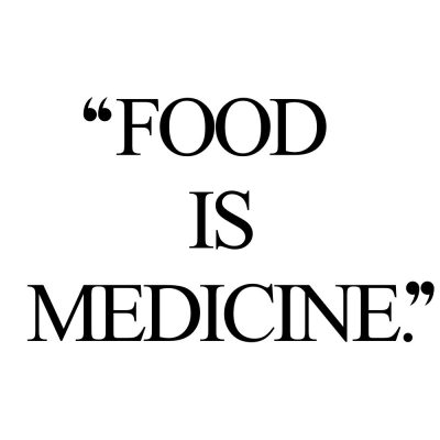Food Is Medicine | Exercise And Healthy Lifestyle Inspiration Quote / @spotebi