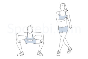 Gate swings exercise guide with instructions, demonstration, calories burned and muscles worked. Learn proper form, discover all health benefits and choose a workout. https://www.spotebi.com/exercise-guide/gate-swings/