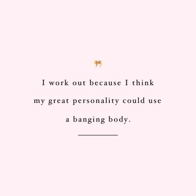 Great Personality Banging Body | Fitness And Healthy Lifestyle Motivation / @spotebi