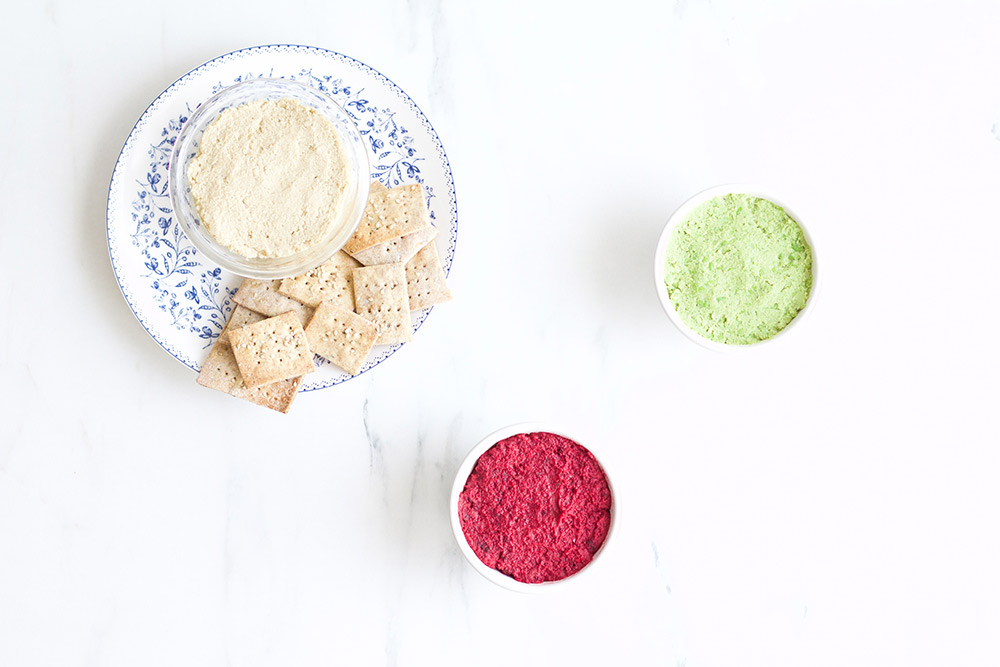 Healthy Hummus 3 Ways: Three protein-packed hummus recipes filled with healthy ingredients to reduce inflammation! https://www.spotebi.com/recipes/healthy-hummus-three-ways/