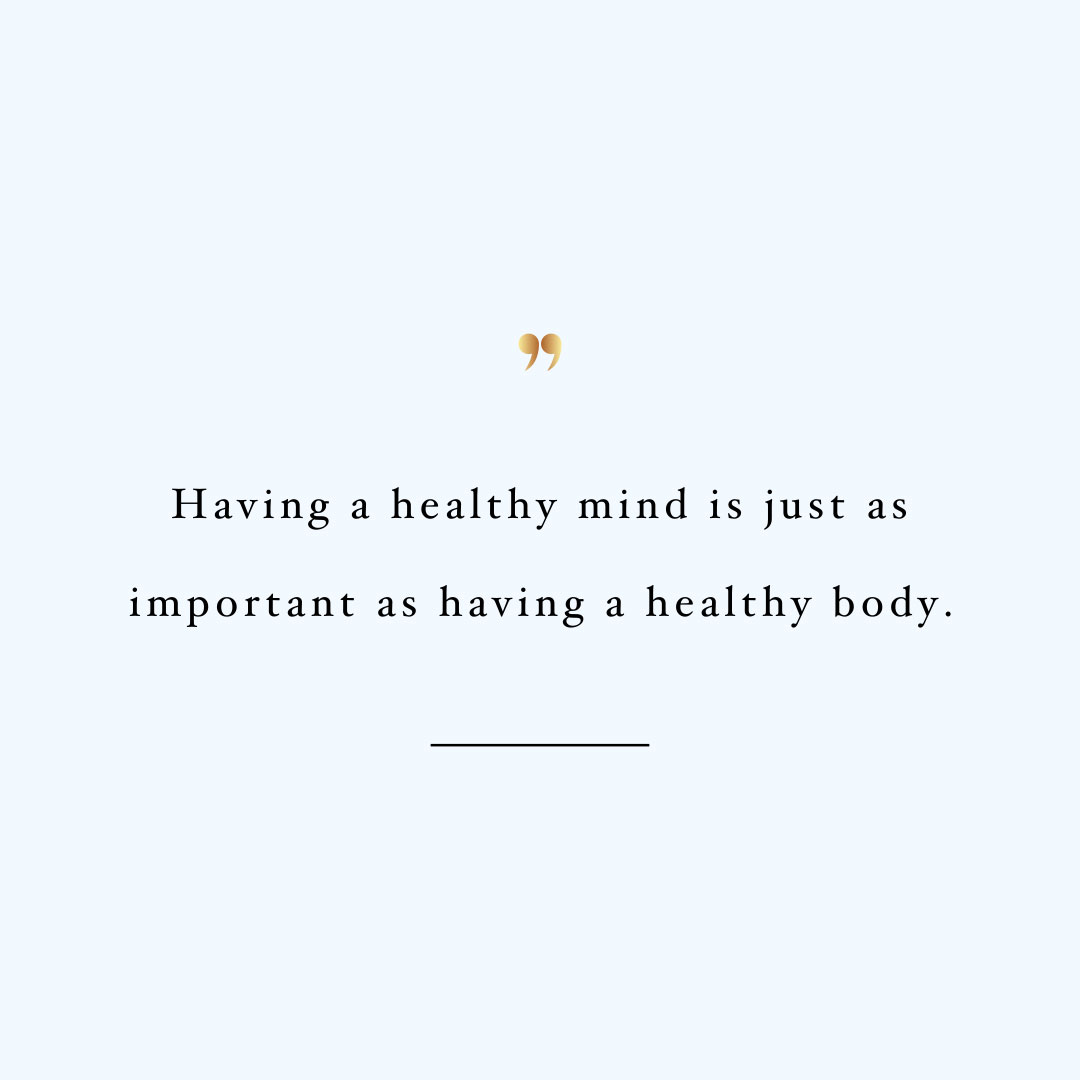Healthy mind healthy body! Browse our collection of inspirational exercise and healthy lifestyle quotes and get instant fitness and self-care motivation. Stay focused and get fit, healthy and happy! https://www.spotebi.com/workout-motivation/healthy-mind-healthy-body/