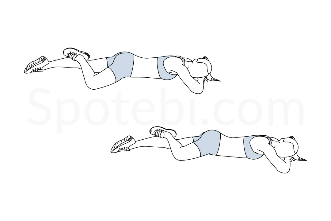 Hip external rotation exercise guide with instructions, demonstration, calories burned and muscles worked. Learn proper form, discover all health benefits and choose a workout. https://www.spotebi.com/exercise-guide/hip-external-rotation/