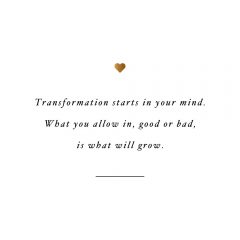 It Starts In Your Mind | Fitness And Self-Love Quote / @spotebi