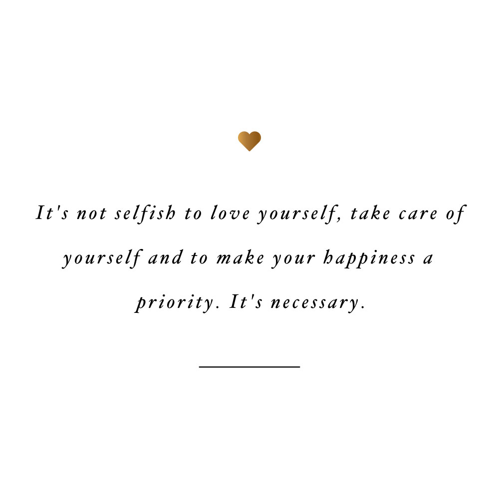 Loving yourself is necessary! Browse our collection of inspirational fitness and wellness quotes and get instant self-love and healthy lifestyle motivation. Stay focused and get fit, healthy and happy! https://www.spotebi.com/workout-motivation/loving-yourself-is-necessary/