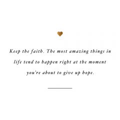 Keep The Faith | Self-Love And Exercise Inspiration / @spotebi
