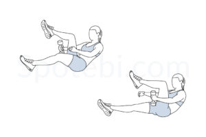 Dumbbell eg loop exercise guide with instructions, demonstration, calories burned and muscles worked. Learn proper form, discover all health benefits and choose a workout. https://www.spotebi.com/exercise-guide/dumbbell-leg-loop/