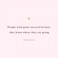 Let Your Goals Guide You | Self Love And Wellness Motivational Quote / @spotebi