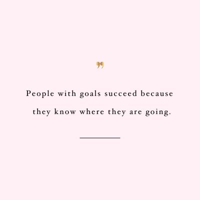 Let Your Goals Guide You | Self Love And Wellness Motivational Quote / @spotebi