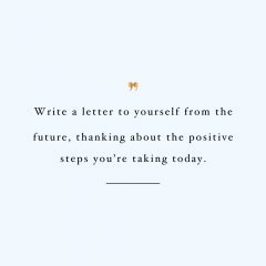 Letter To Yourself | Wellness And Self-Love Quote / @spotebi