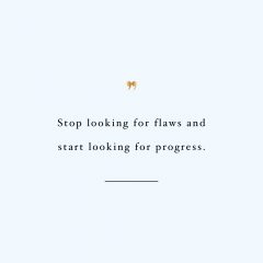 Look For Progress | Health And Wellness Inspiration Quote / @spotebi