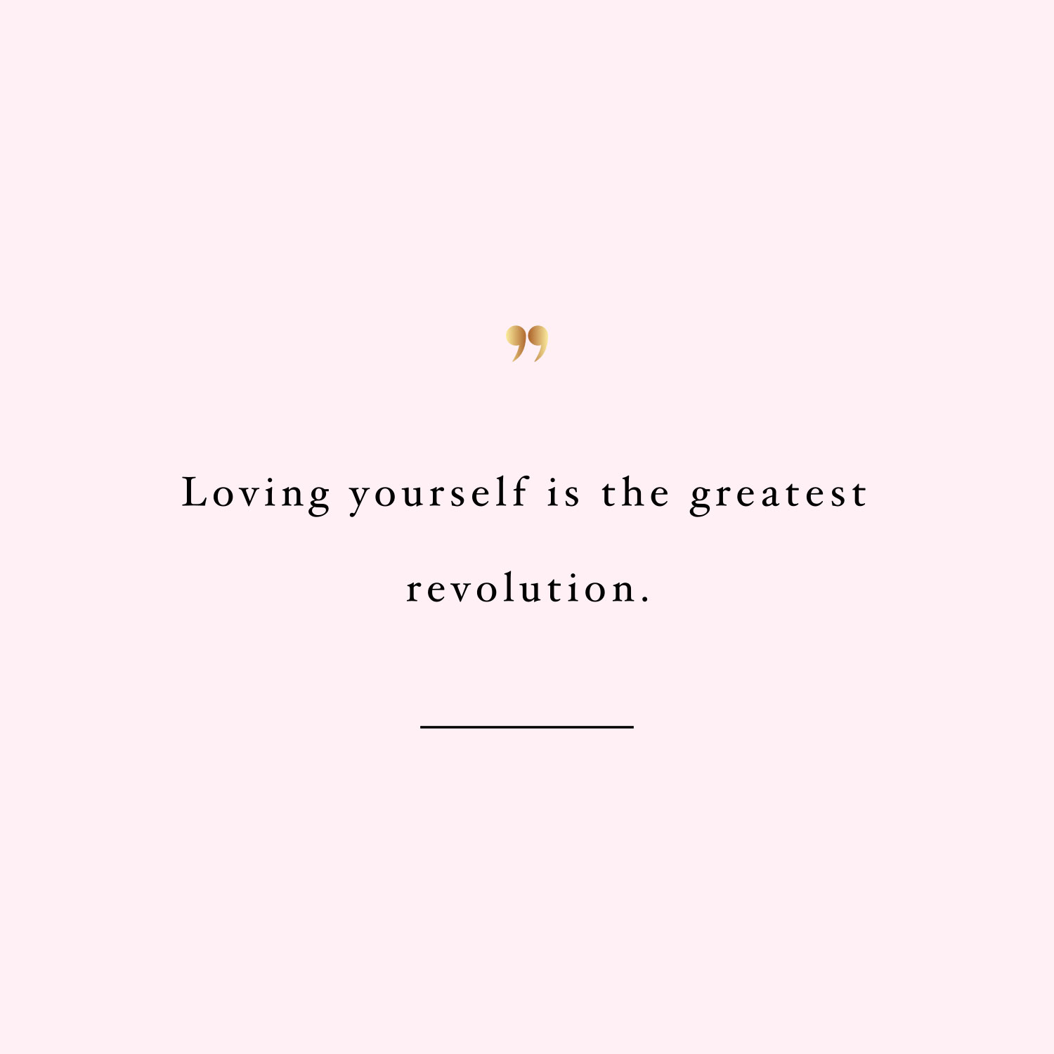 Loving yourself revolution! Browse our collection of inspirational exercise and fitness quotes and get instant weight loss and healthy lifestyle motivation. Stay focused and get fit, healthy and happy! https://www.spotebi.com/workout-motivation/loving-yourself-revolution/