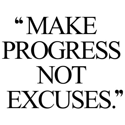 Make Progress Exercise And Healthy Eating Quote / @spotebi
